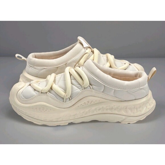 New Hoka One One Ora Primo Vanilla OFF WHITE Slip On 1141570 WOMEN'S 9.5 Men 8.5 - Picture 4 of 16